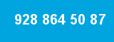 928 864 50 87